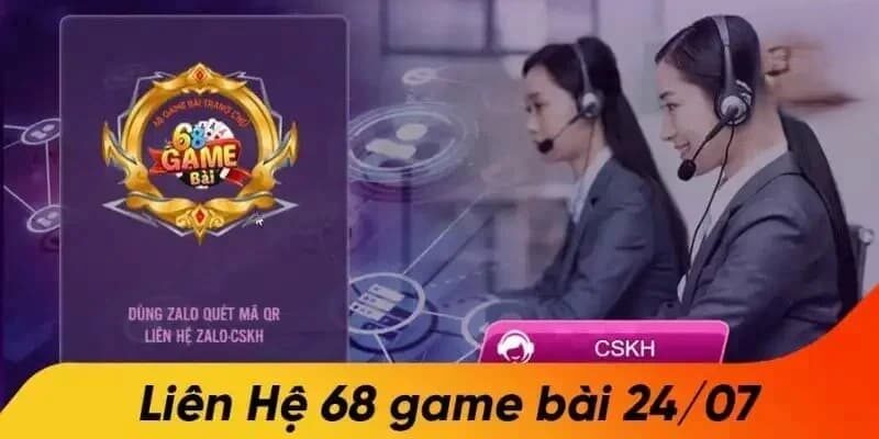 Liên hệ CSKH 68 game bài